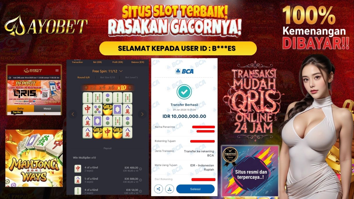 AYOBET JACKPOT SLOT MAHJONG WAYS